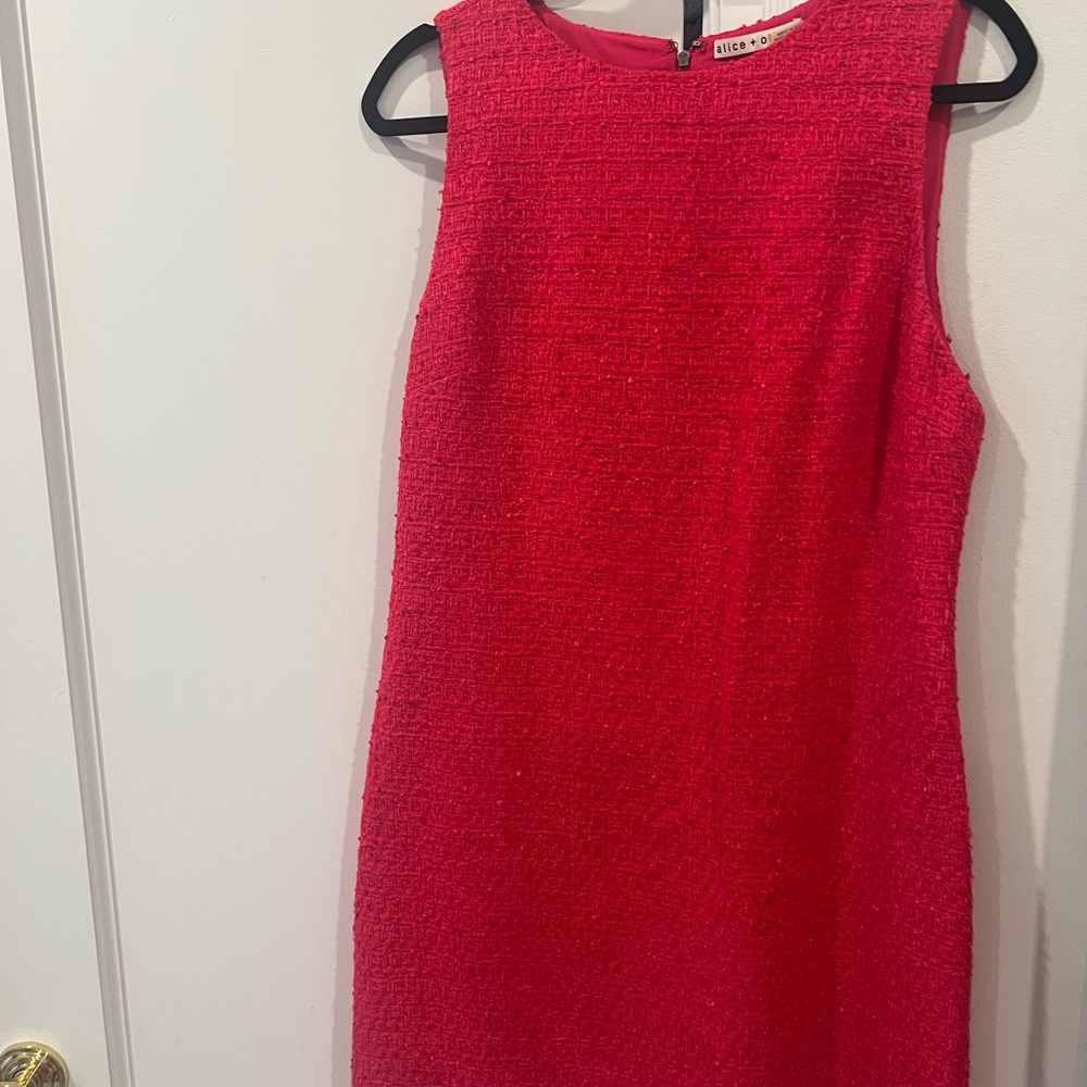 Chic Red Sleeveless Dress by Alice + Olivia